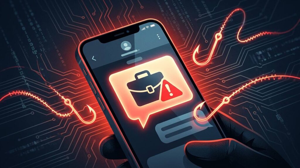 Golpe da vaga de emprego falsa no WhatsApp